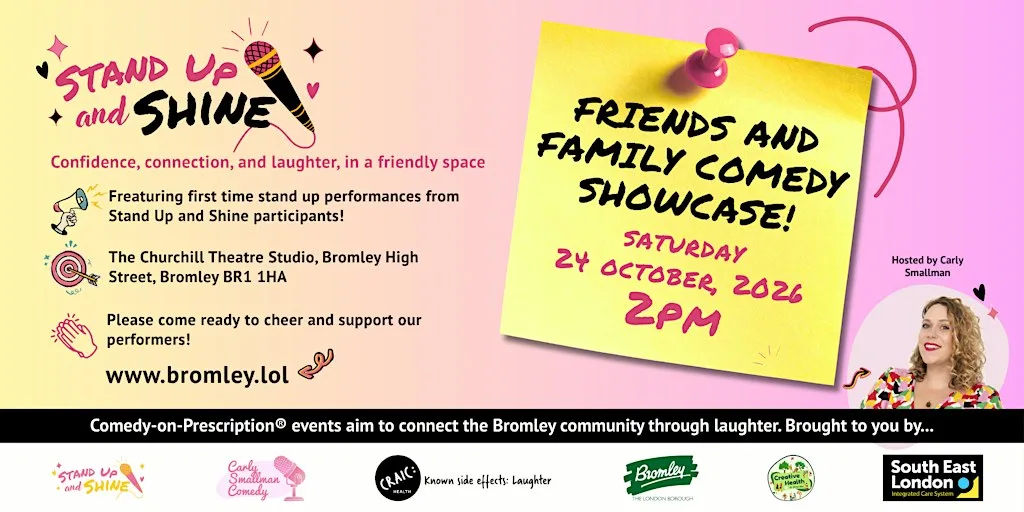 Stand Up and Shine – Friends & Family Comedy Showcase at Churchill Theatre