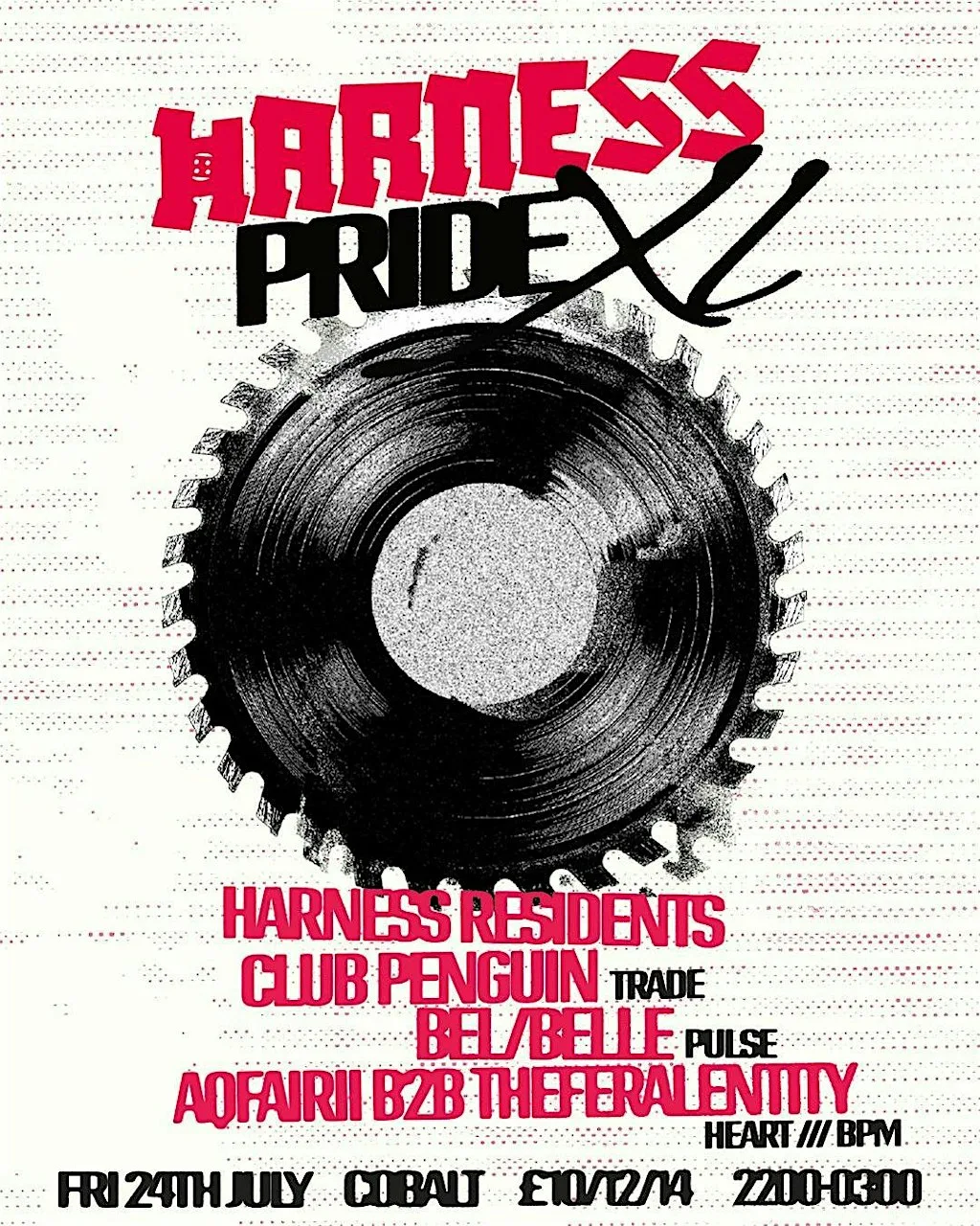 Harness Pride XL (with Heart///bpm, Pulse and Trade) at Cobalt Studios