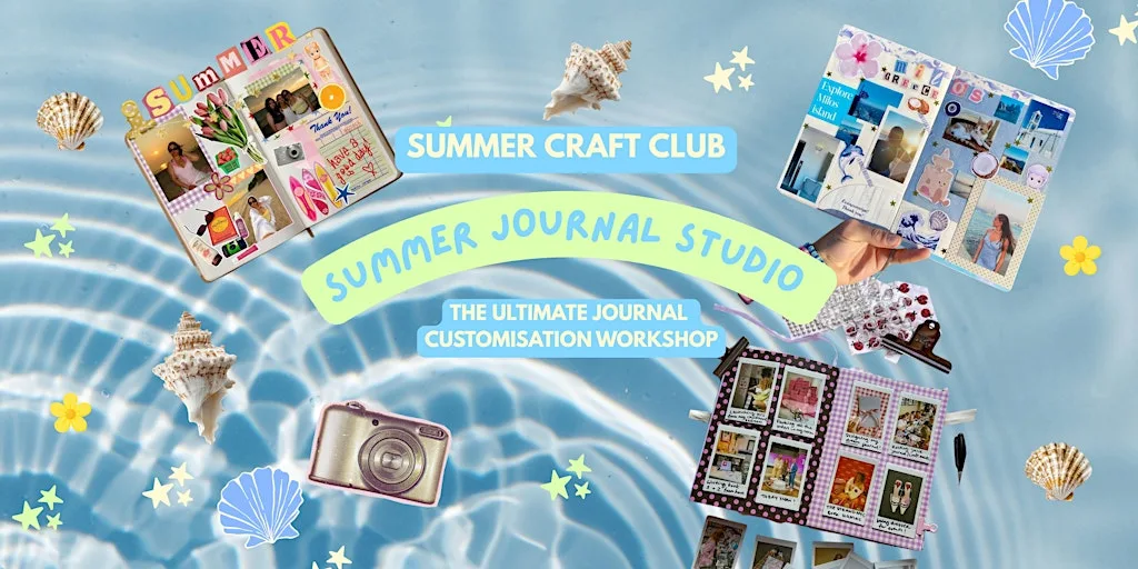 Summer Craft Club | Week 1: Summer Journal Studio at Victoria - Wedding & Events Venue
