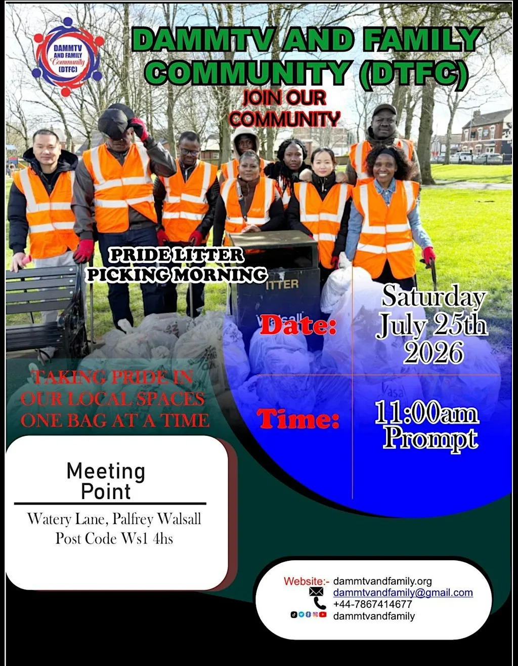 Litter picking at Watery Lane