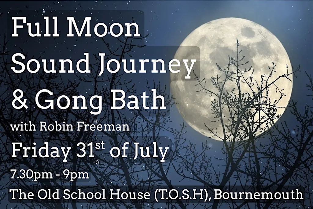 Full Moon Candlelight Sound Journey & Gong Bath - Bournemouth at The Old School House Boscombe
