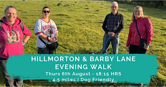 HILLMORTON & BARBY LANE EVENING WALK | 4.5 MILES | EASY | WARKS