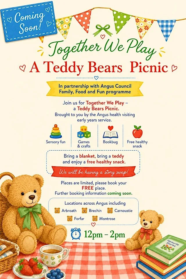 Together We Play - A Teddy Bears Picnic at ‘The Crickety’ Brechin Buccaneers