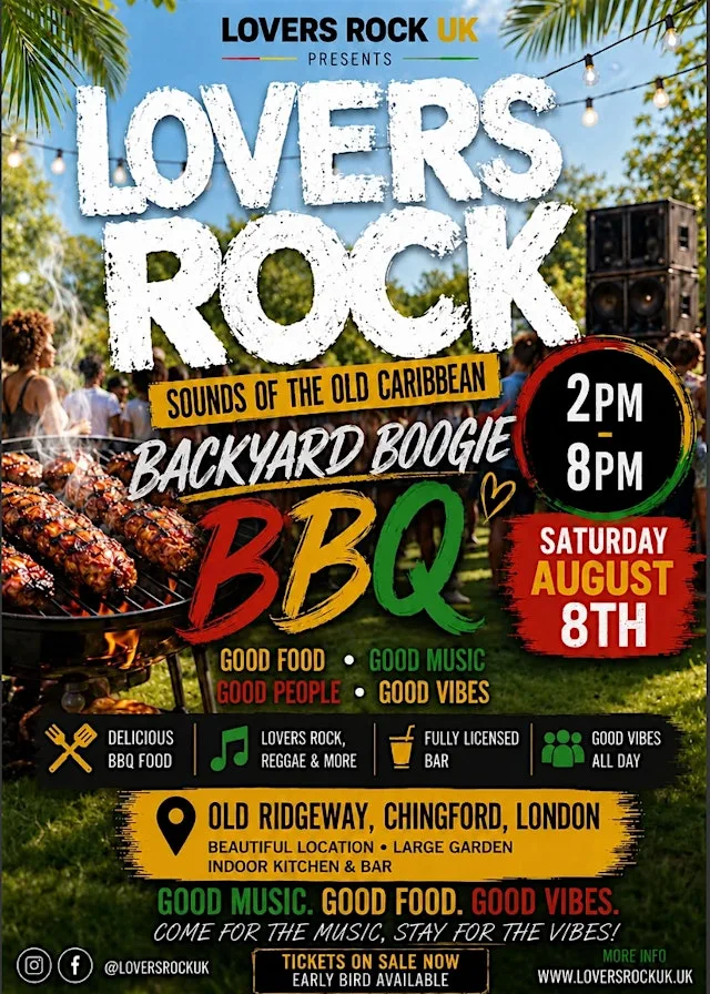 Lovers Rock Backyard BBQ - (London) at Old Ridgeway Hotel