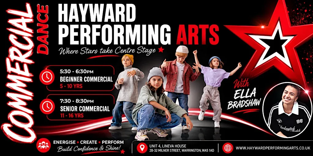 Beginner Commercial Class - 5 - 10yrs at Hayward Performing Arts - Dance School