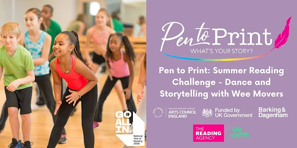 Pen to Print: SRC - Dance and Storytelling with Wee Movers at Thames View Library