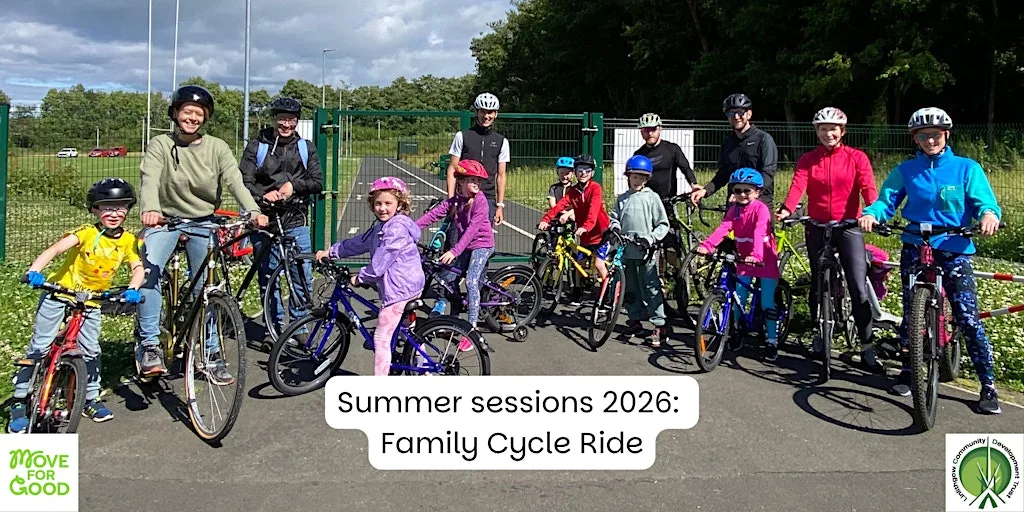 Family cycle ride: Thurs 23rd July, 10.30am at West Lothian Cycle Circuit