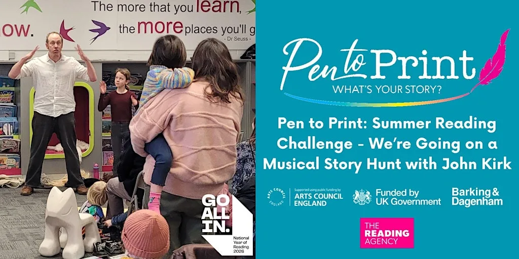 Pen to Print: SRC - We’re Going on a Musical Story Hunt with John Kirk at Dagenham Library