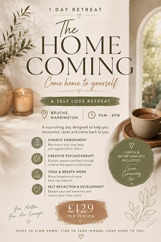 The Home Coming: Come Home to Yourself at 10 Bruche Heath Gdns