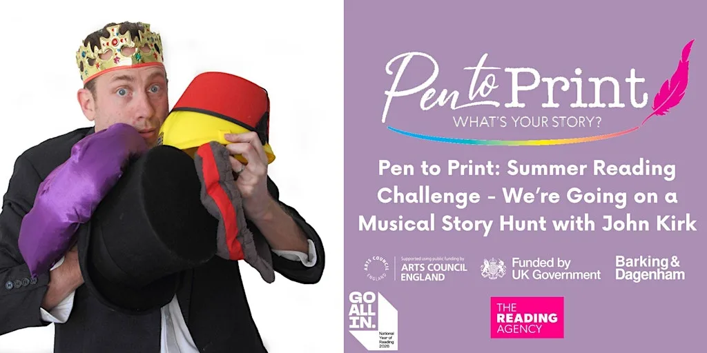 Pen to Print: SRC - We’re Going on a Musical Story Hunt with John Kirk at Thames View Library