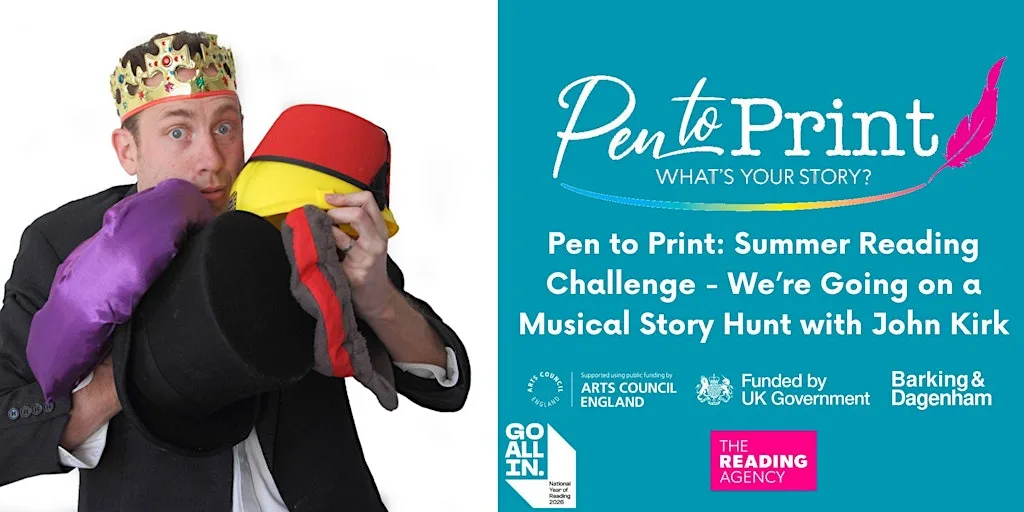 Pen to Print: SRC - We’re Going on a Musical Story Hunt with John Kirk at Barking Learning Centre
