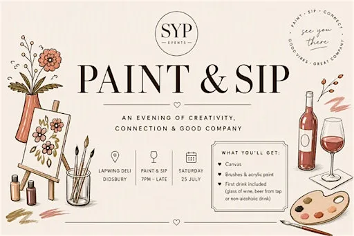 Paint and SIP night - Manchester at Lapwing Deli