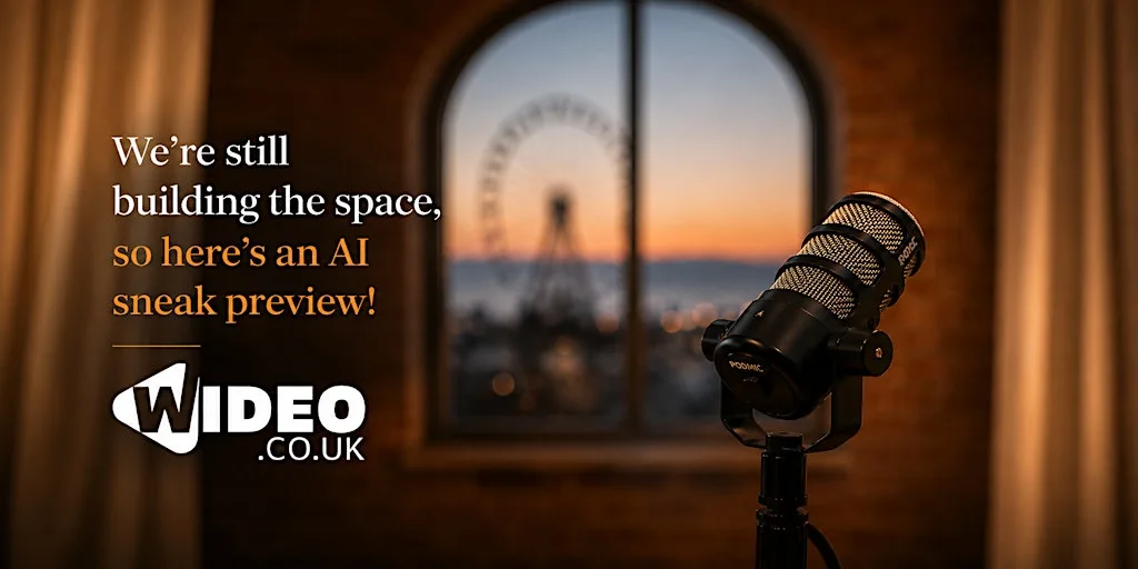 WIDEO.co.uk Podcast Studio Launch Drop-In at PLATF9RM Brighton - Coworking, Offices & Events