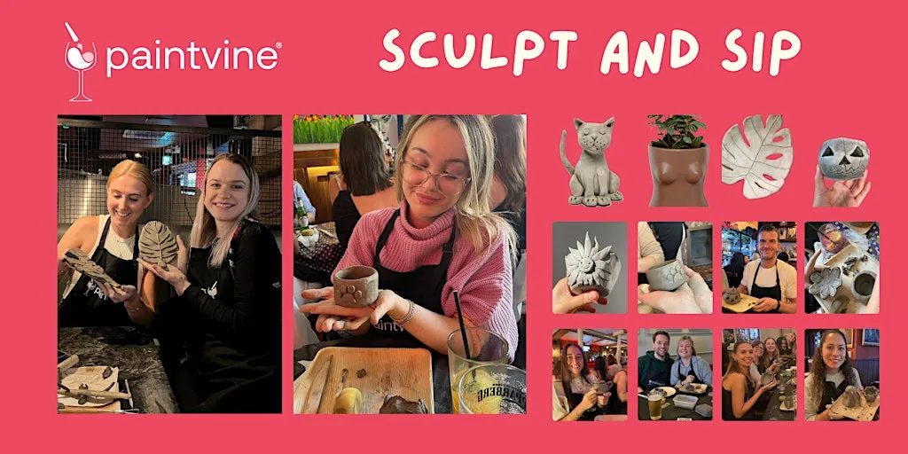Sculpt and Sip | Revolucion de Cuba Glasgow at 36 Renfield St