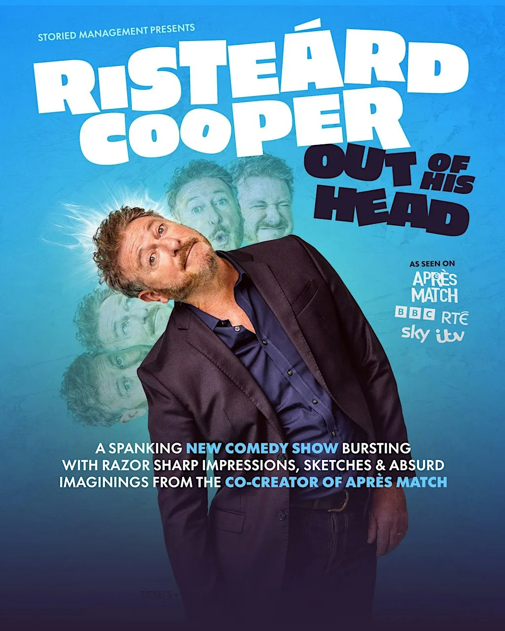 Risteard Cooper " Out Of His Head " A real not to be missed comedian ! at Cork Comedy Club - City Limits