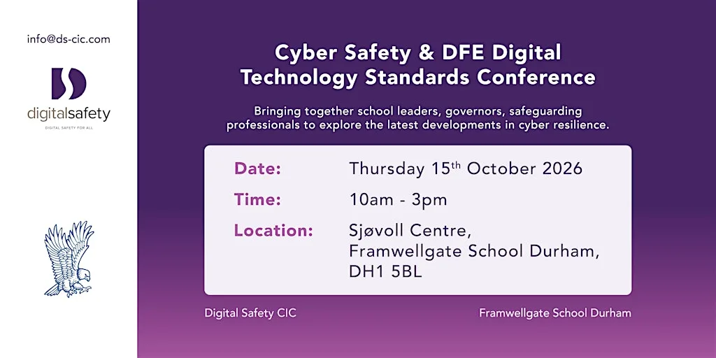 Cyber Safety & DFE Digital Technology standards Conference at The Sjøvoll Centre