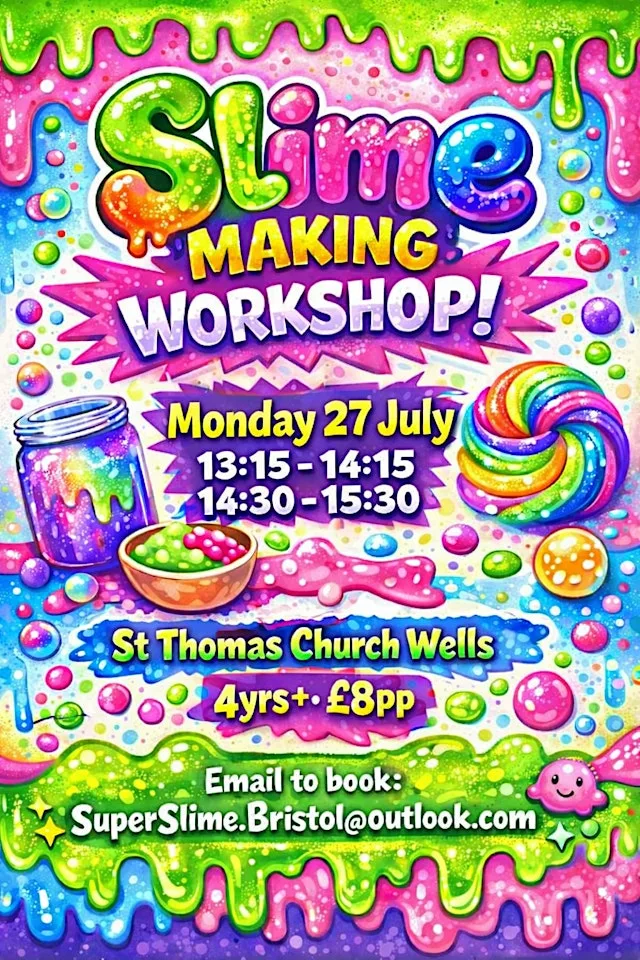 Slime Making Workshop Wells at St Thomas' Church