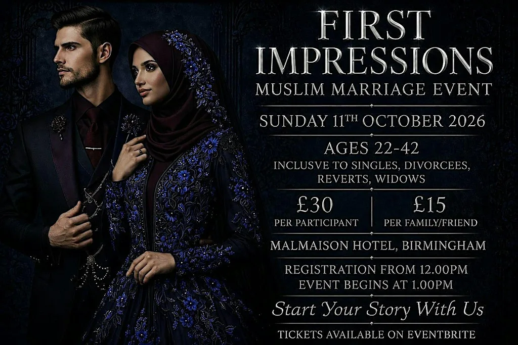 First Impressions - Muslim Marriage Event - Malmaison Hotel - Birmingham at Malmaison, Birmingham