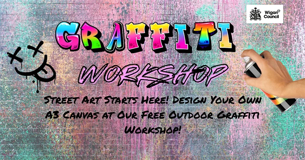 Graffiti Workshop - Hindley Library & Community Centre at Hindley Library & Community Centre