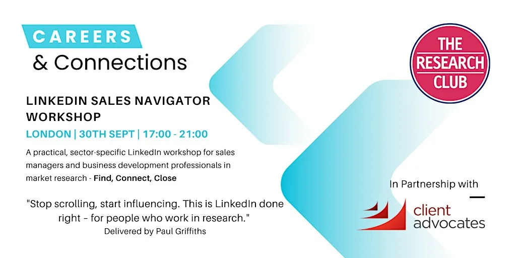 London | Careers & Connections: LinkedIn Sales Navigator Workshop