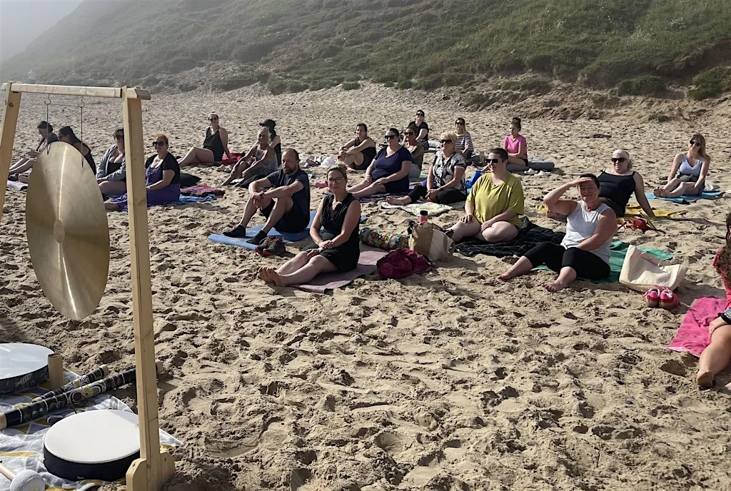 Kundalini Yoga, Cacao and Gong by the sea at Saltburn Beach