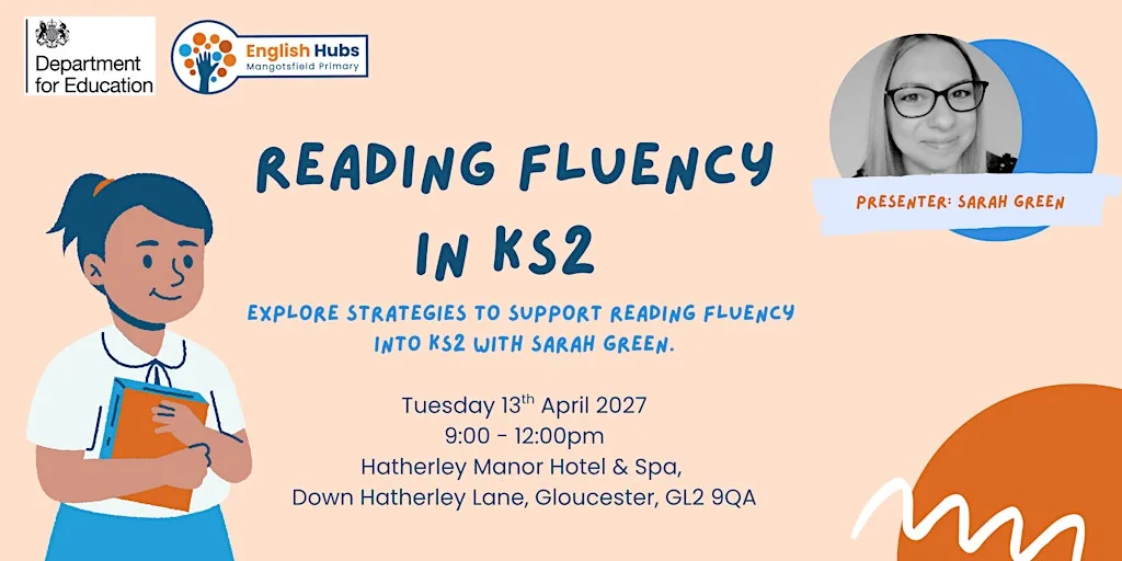Reading Fluency in KS2 Conference at Hatherley Manor Hotel and Spa