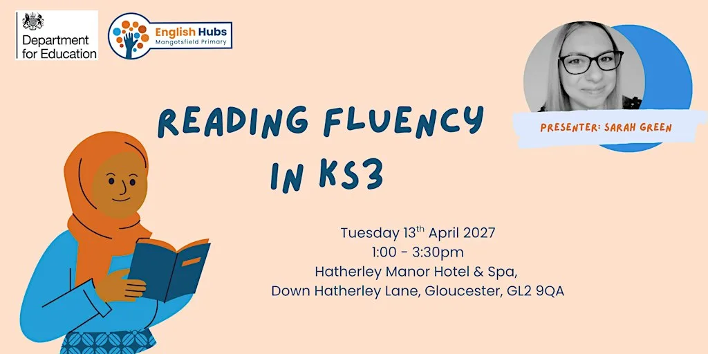Reading Fluency in KS3 Conference at Hatherley Manor Hotel and Spa