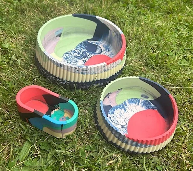 The Jesmonite Matchy-Matchy Bowls Workshop - in HARROGATE with Objectify at St Roberts Catholic Club