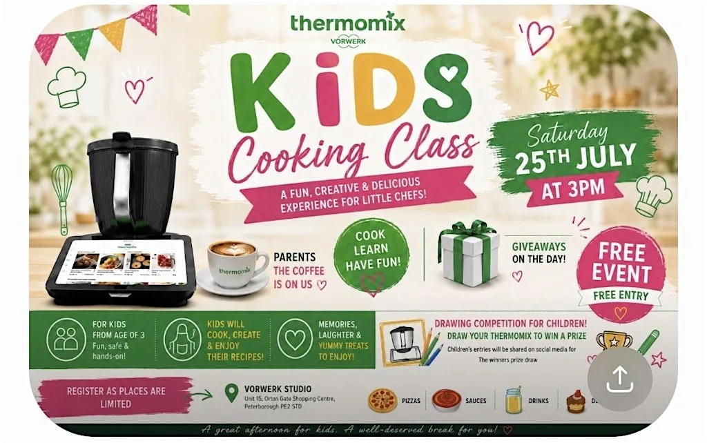 Kids Cooking Class at Vorwerk Thermomix Studio - East Anglia Branch