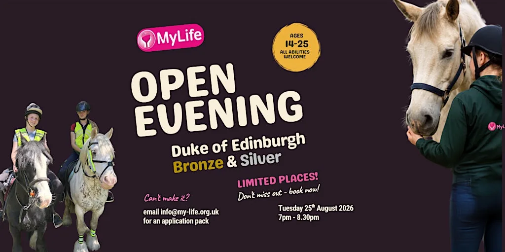 Open Evening - My Life Equine Duke of Edinburgh - Bronze and Silver Awards at Thompson House Equestrian Centre