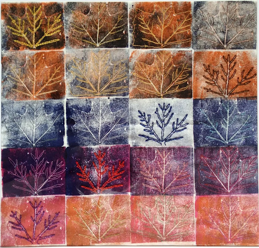 Embroidered Nature Textile Course in Durham x 3 workshops at The Weigh To Shop