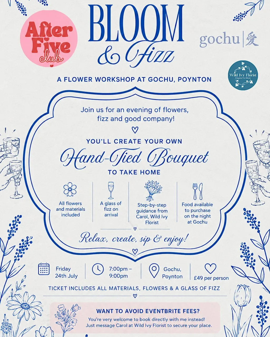 Bloom & Fizz Flower Workshop