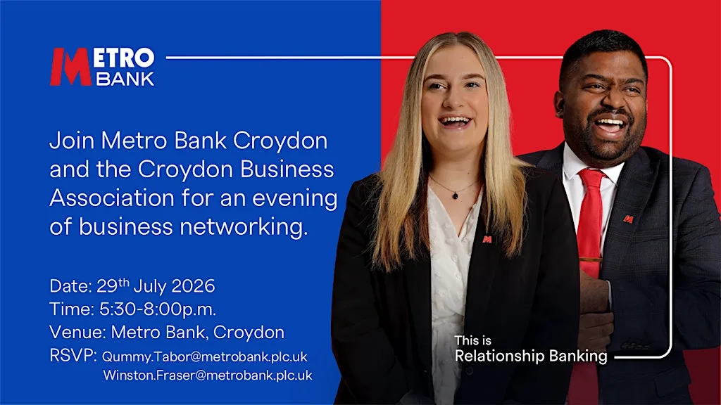 Metro Bank Croydon Business Networking Event at Metro Bank