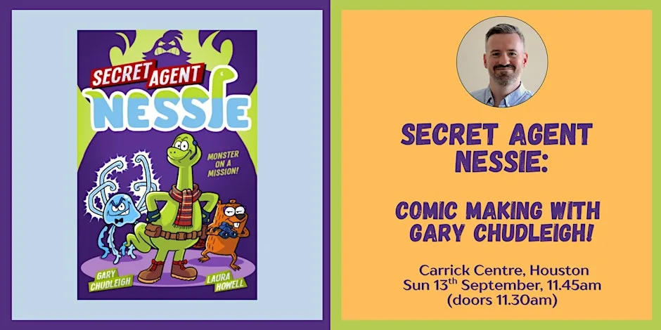 Secret Agent Nessie: Comic-Making with Gary Chudleigh at Carrick Centre