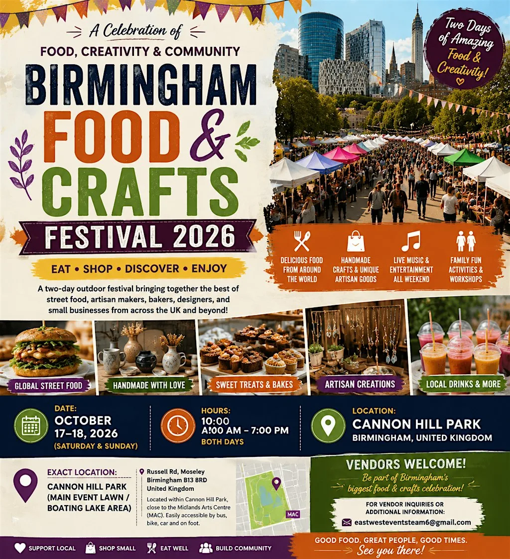 Birmingham Food & Crafts Festival 2026