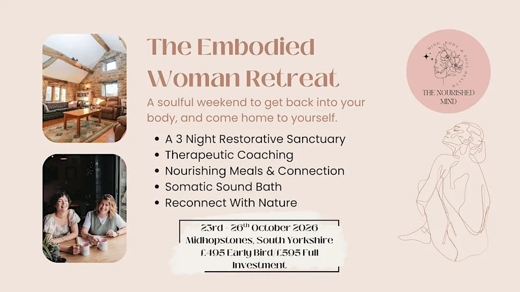 The Embodied Woman Weekend Retreat at Midhopestones