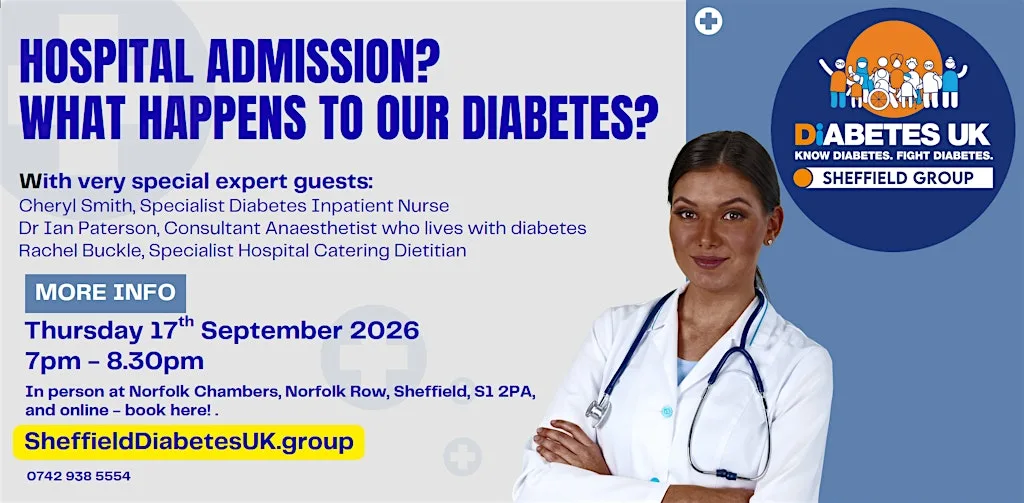 Hospital stay? What happens with our diabetes? Meet the experts