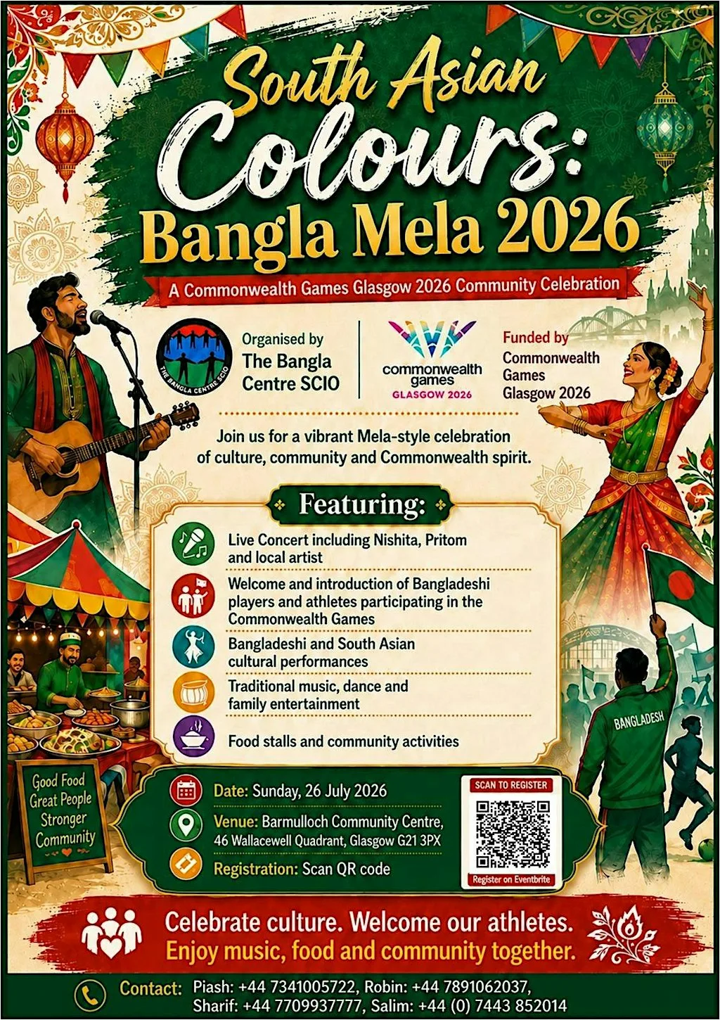 South Asian Colours: Bangla Mela 2026 at Barmulloch Community Centre