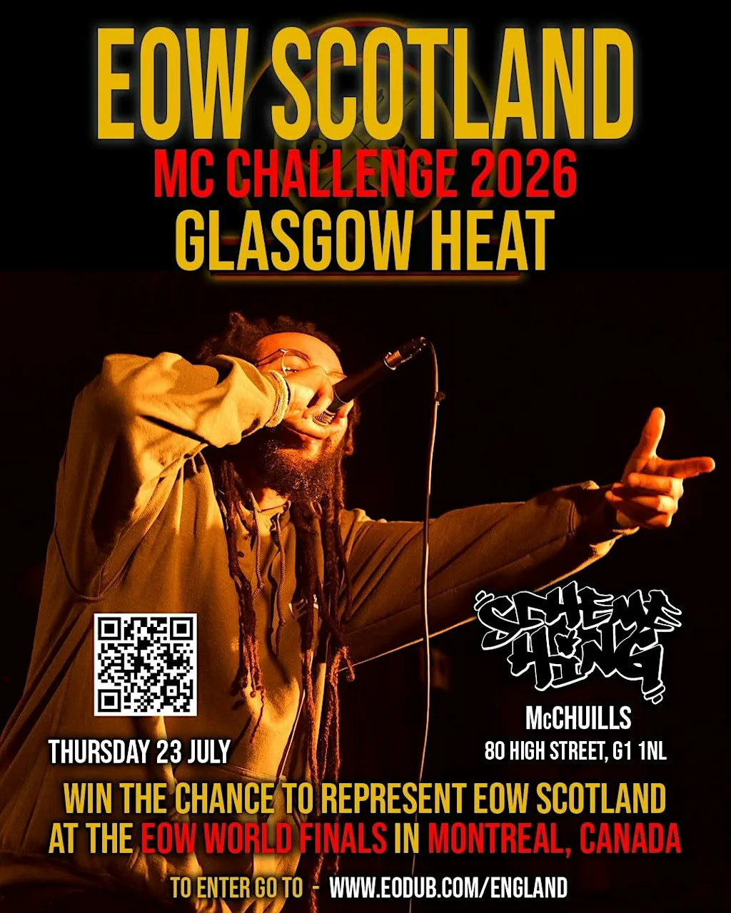 SCHEMEHING PRESENTS EODUB GLASGOW at McChuills Music Bar & Venue