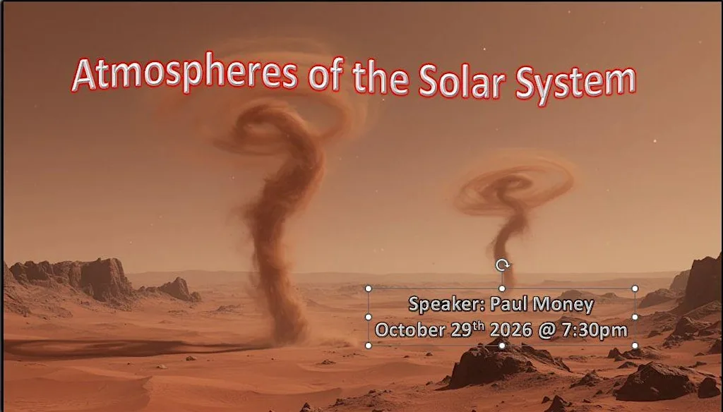Atmospheres of the Solar System at Mexborough Church Hall