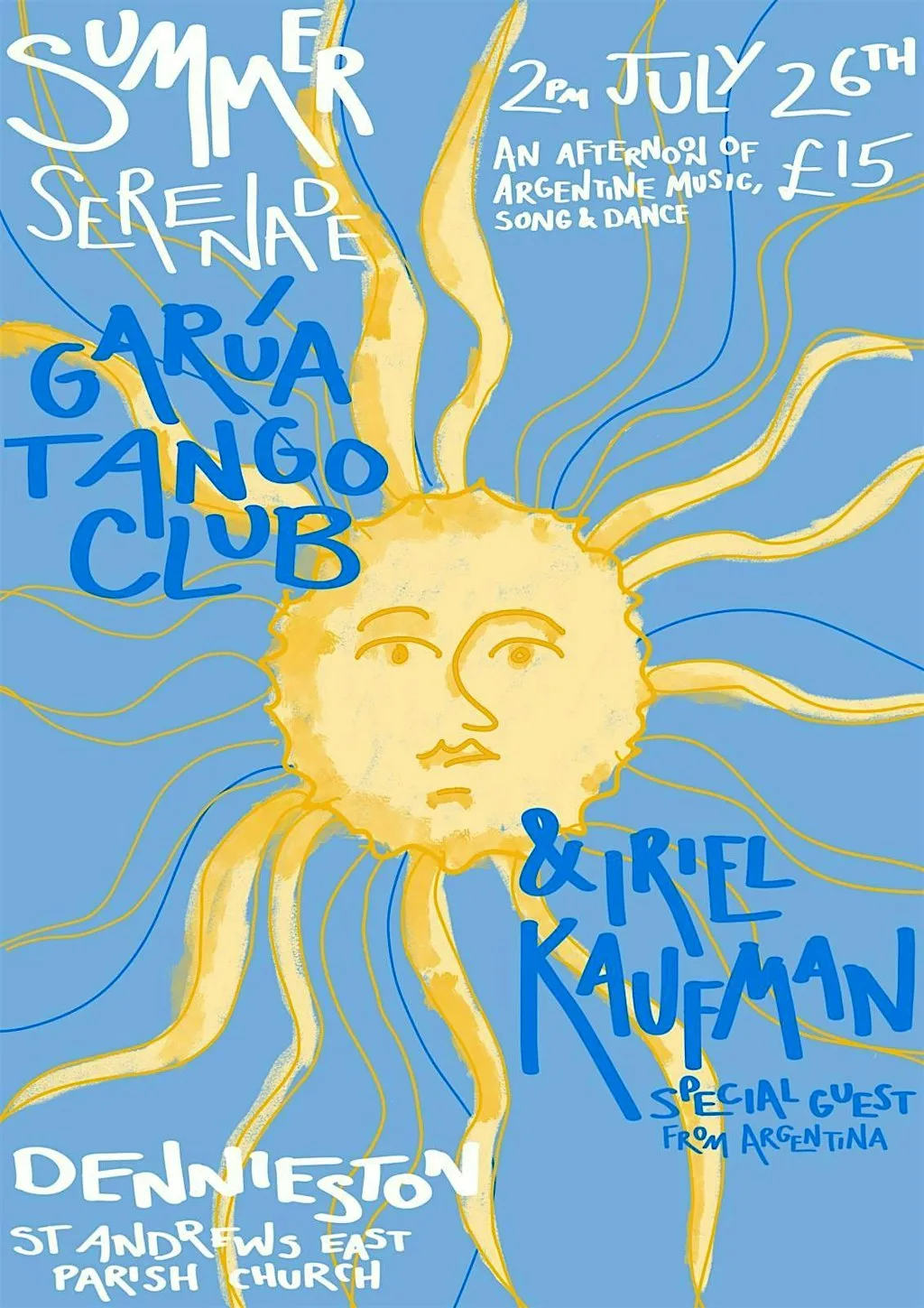 Summer Serenade: Garúa Tango Club & Iriel Kaufman at St Andrew's East Parish Church