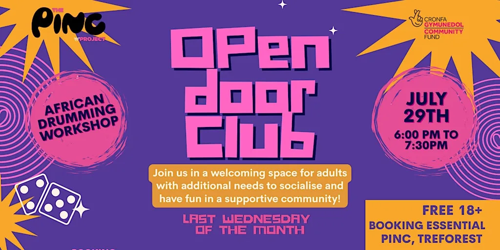 Open Door Club at Crwban Care and Support Ltd