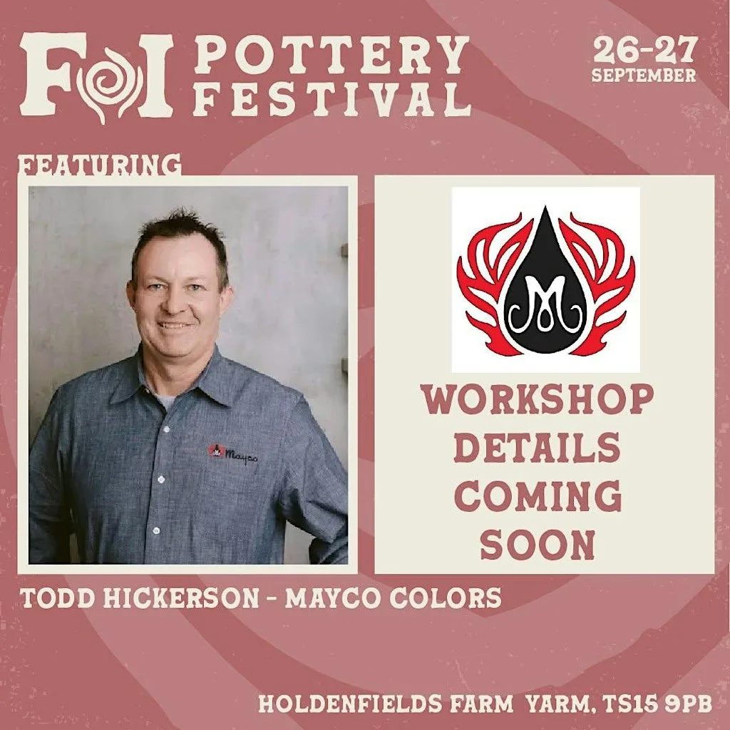 Mayco Workshop-Fired and Inspired Sept26 10:00am at Hutchinson Hobbs Farm Shop & Butchers