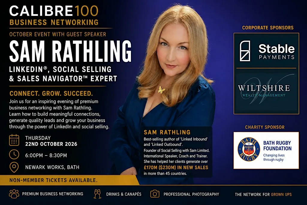 Calibre 100 October Event with Sam Rathling: Turn LinkedIn Into Real Sales