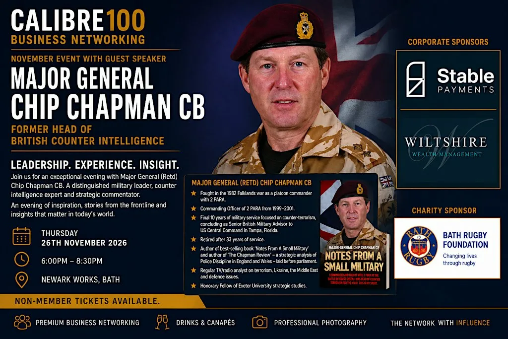 Calibre 100 November Event with Major General Chip Chapman: The Front Line