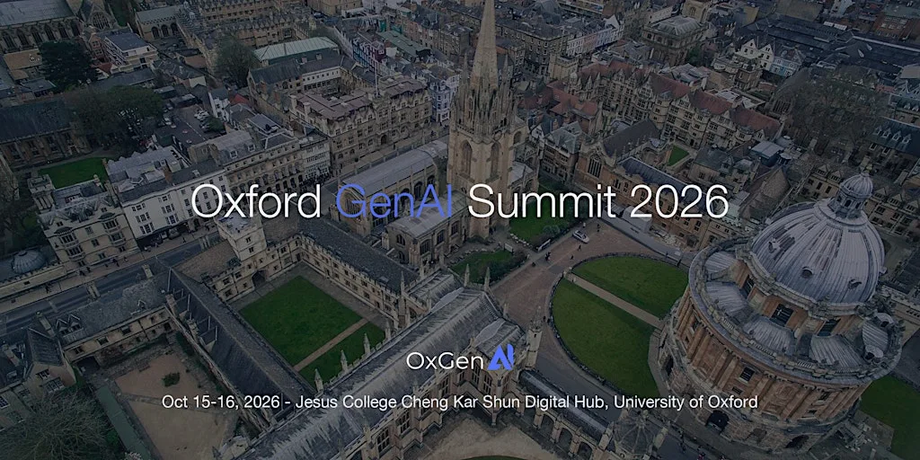 Oxford Generative AI Summit 2026 at Jesus College Cheng Kar Shun Digital Hub