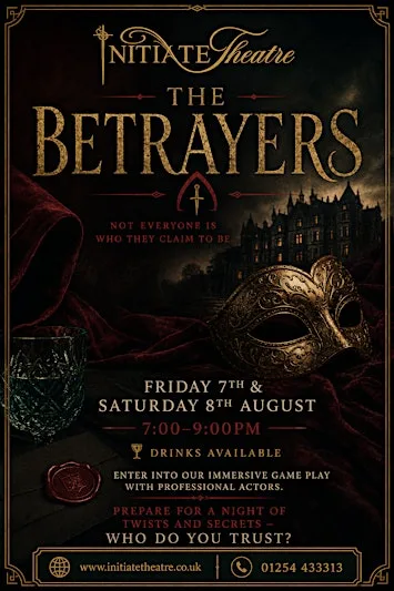 The Betrayers Event Night at Initiate Theatre