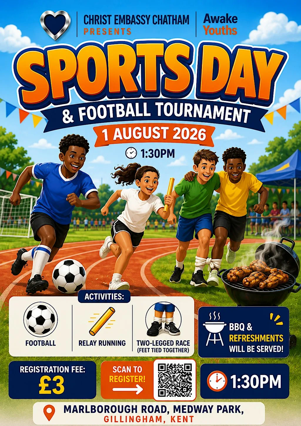 Sports Day & Football Tournament at Marlborough Road