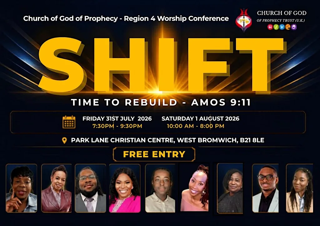 SHIFT - TIME TO REBUILD. (AMOS 9:11 AND ACTS 15:16) at Park Lane Christian Centre