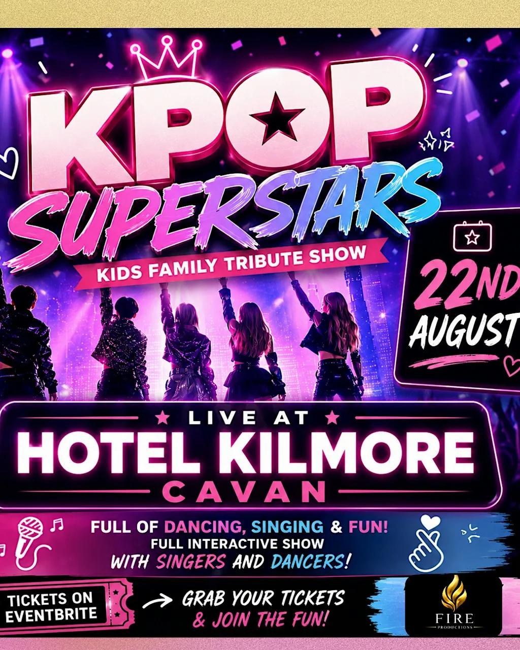 Kids Kpop Interactive Show Experience - Hotel Kilmore Cavan at Hotel Kilmore